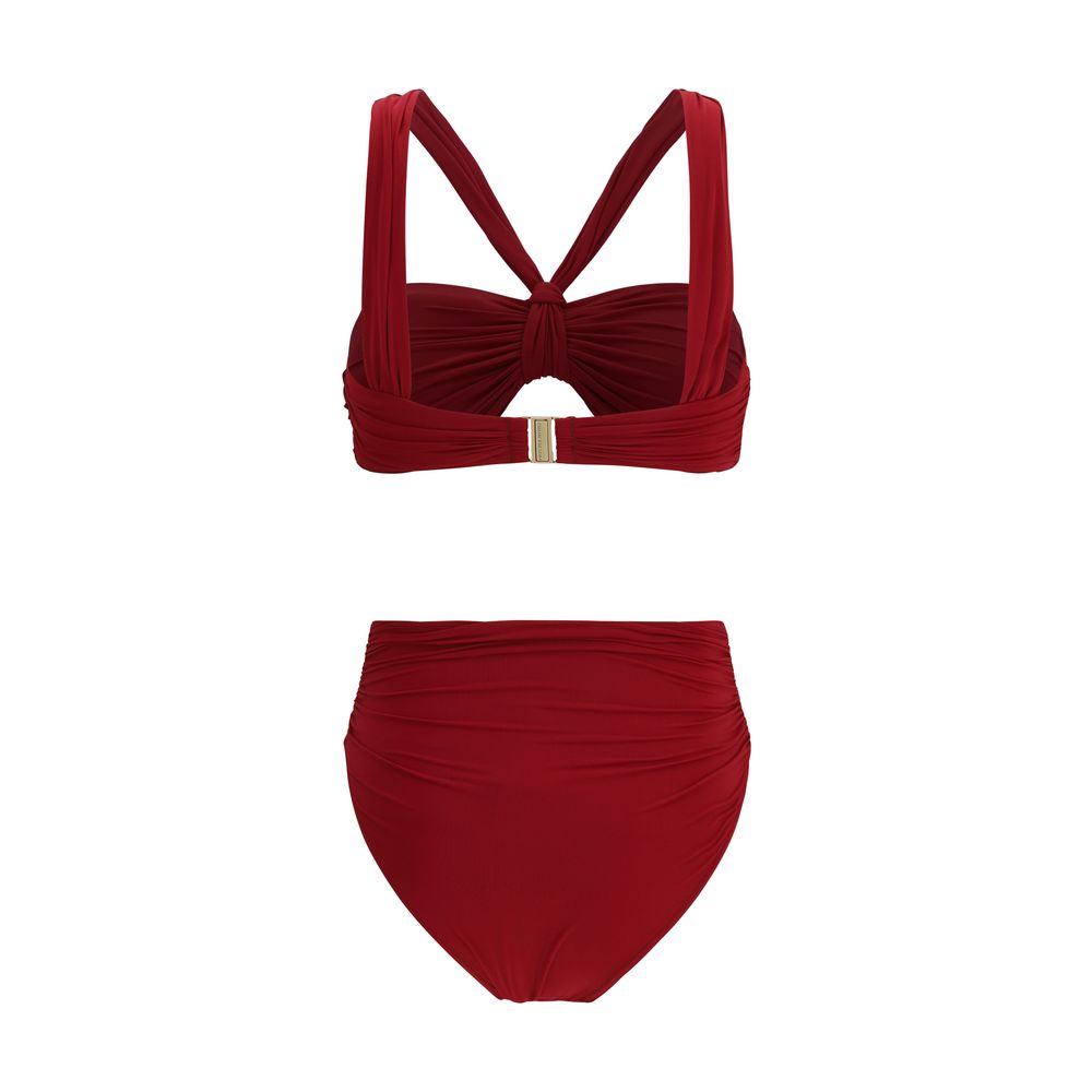 Bordeaux Polyester Bikini