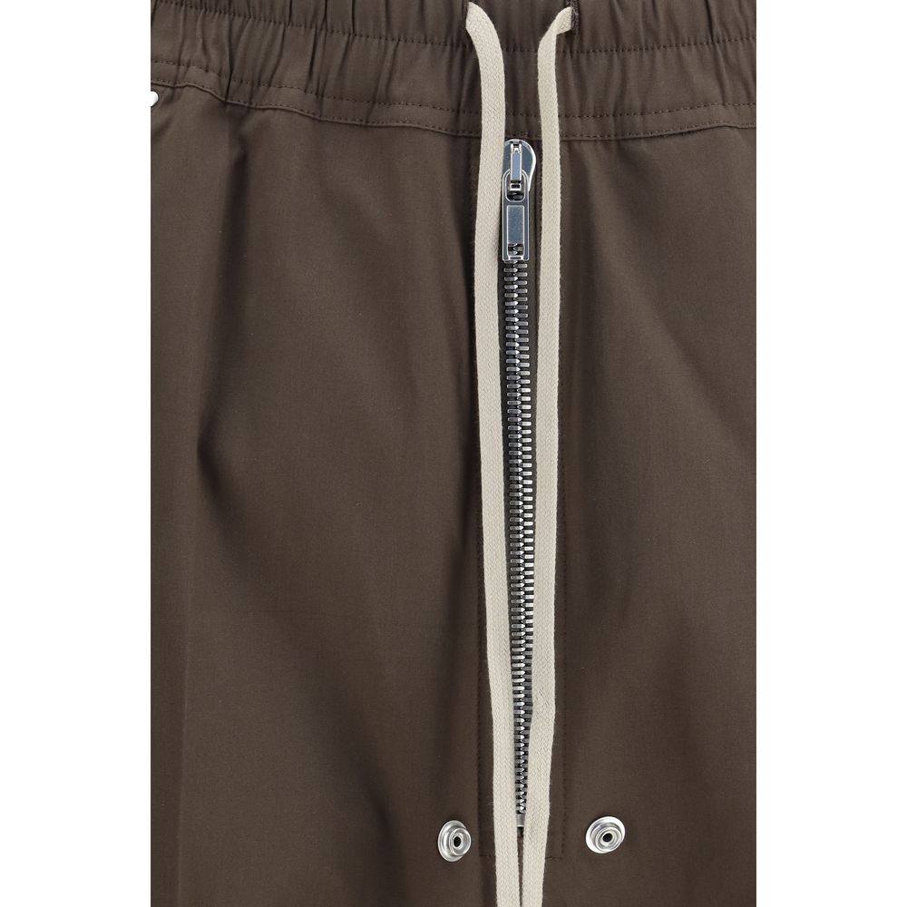 Brown Cotton Cargo Pants