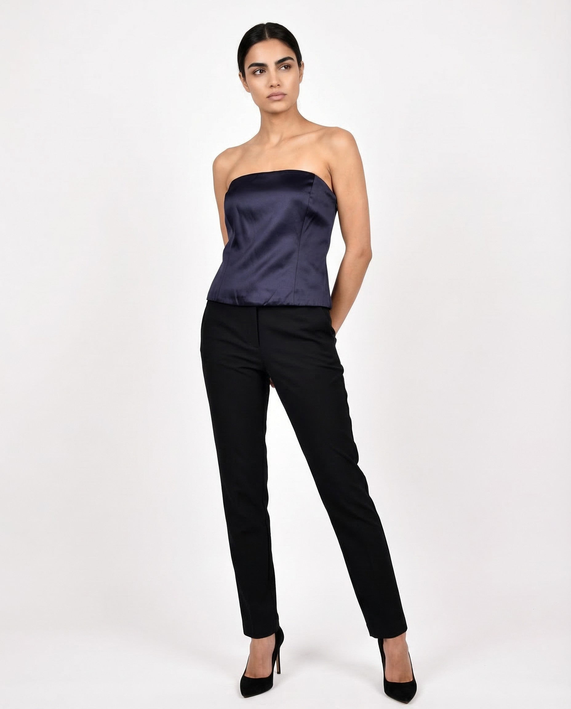 Blue Acetate Bodysuit