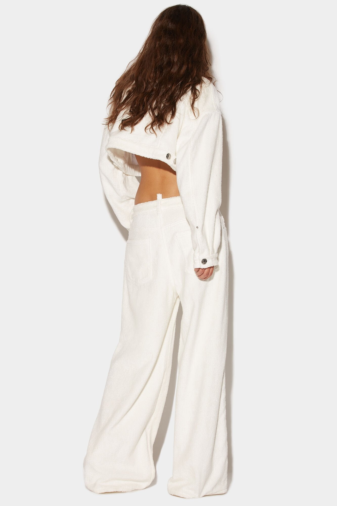 White Fibres Casual Pants