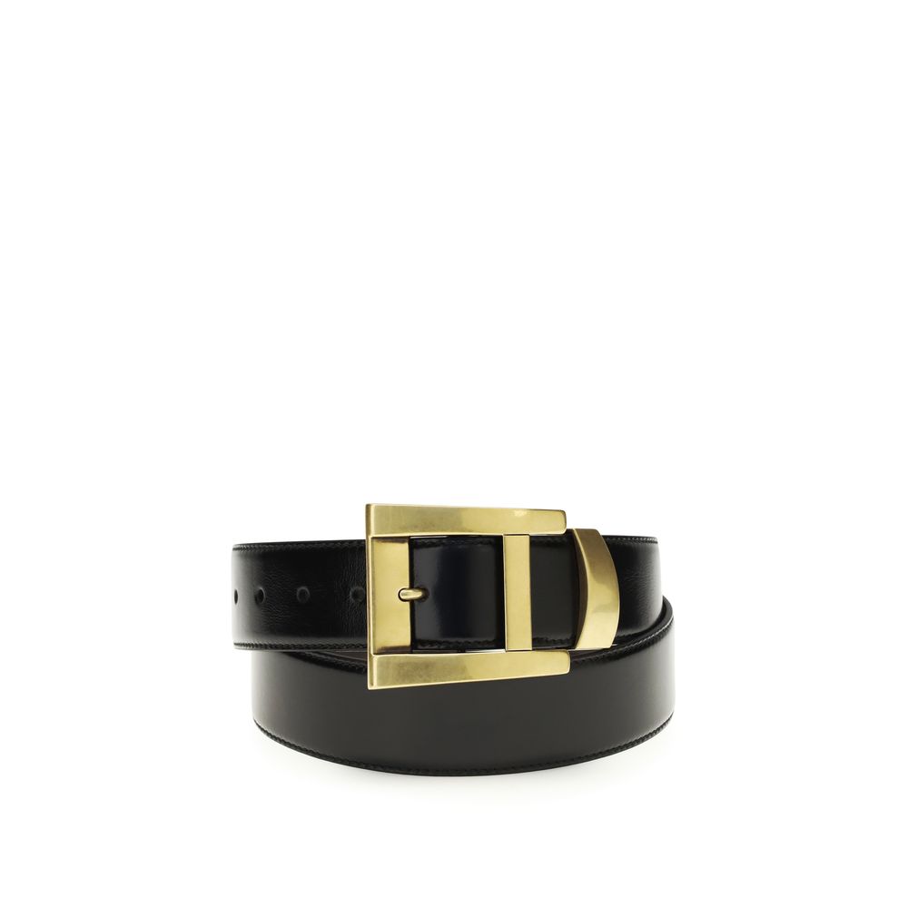 Black Calf Leather Bos Taurus Regular Belt