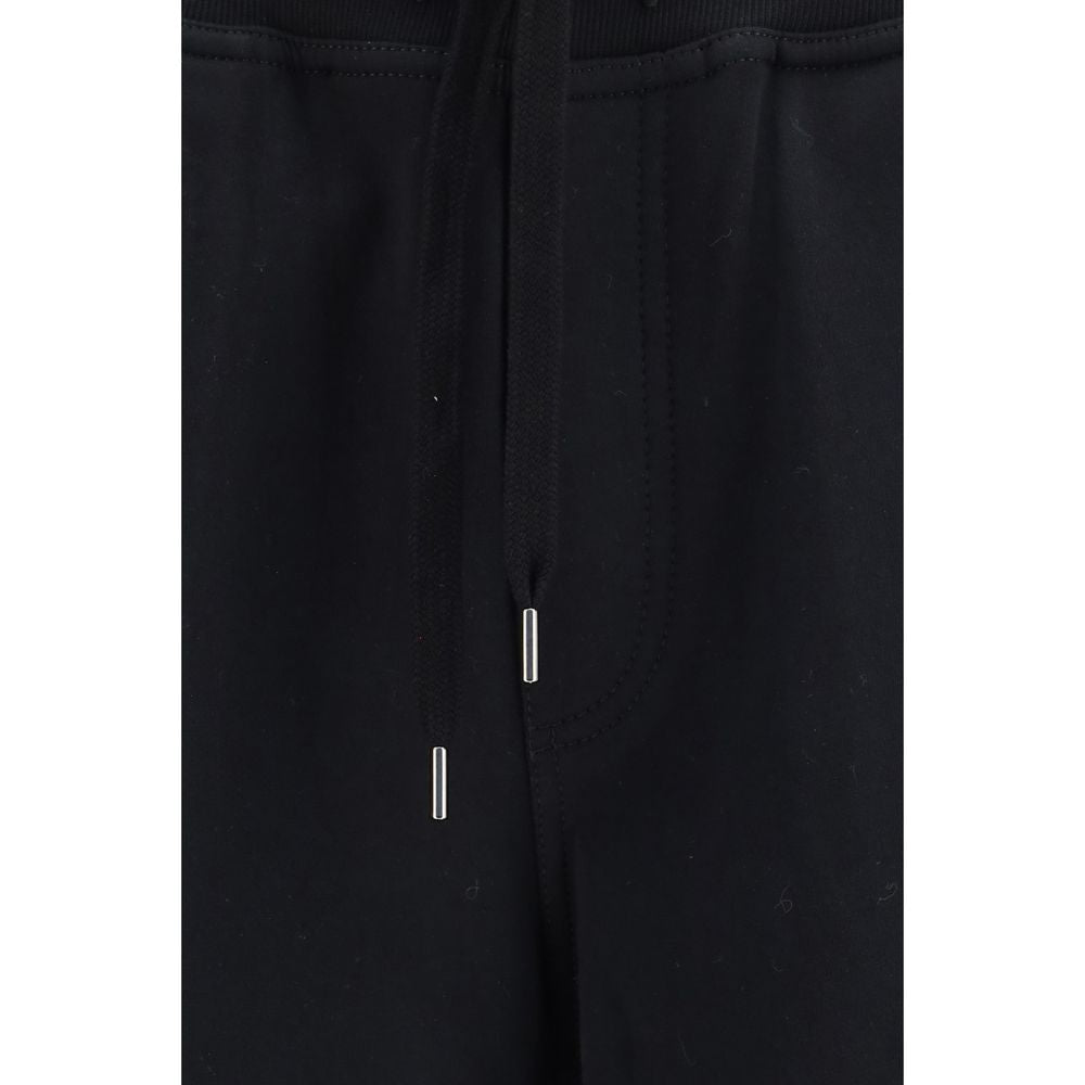 Black Cotton Bermuda Shorts