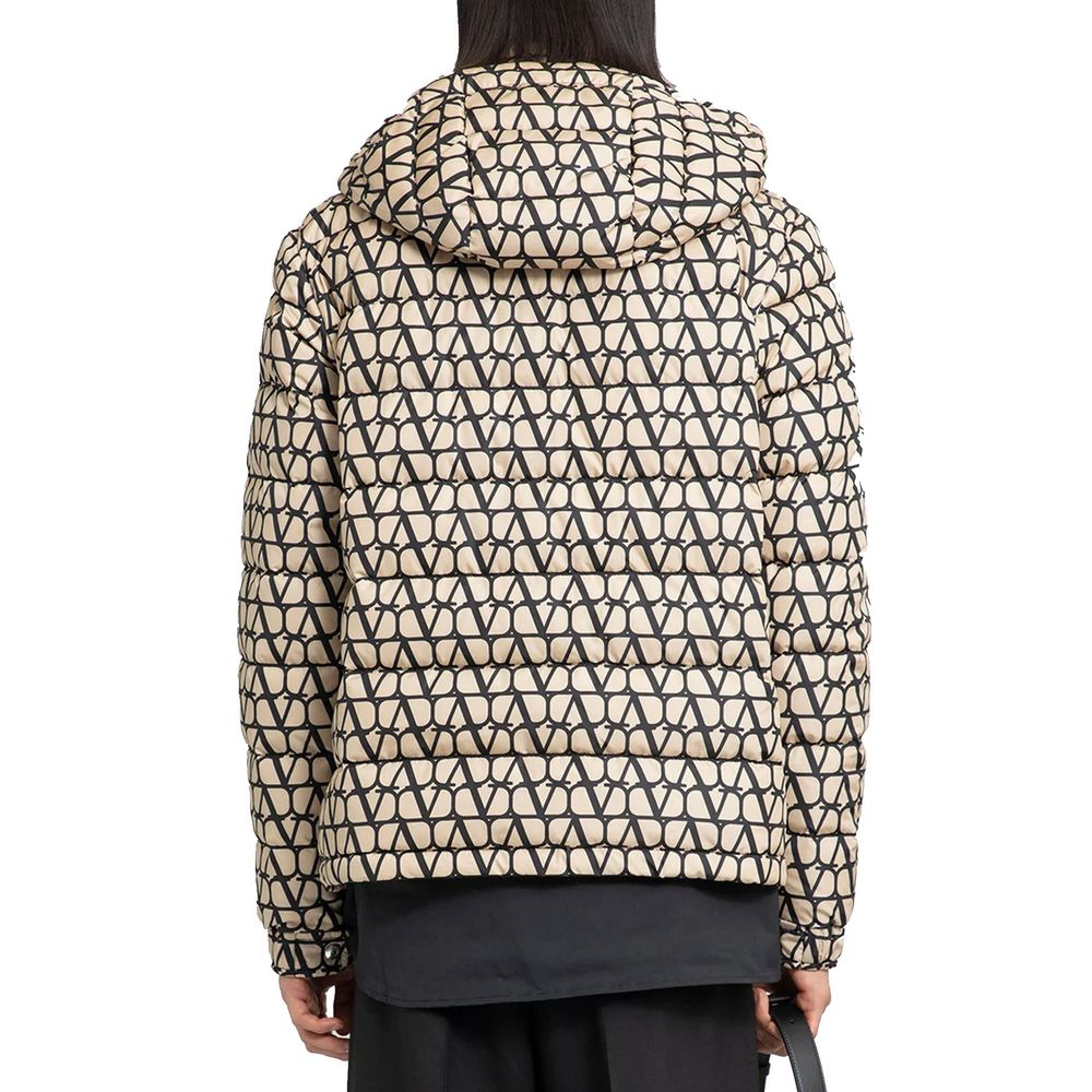 Beige Polyamide Coat