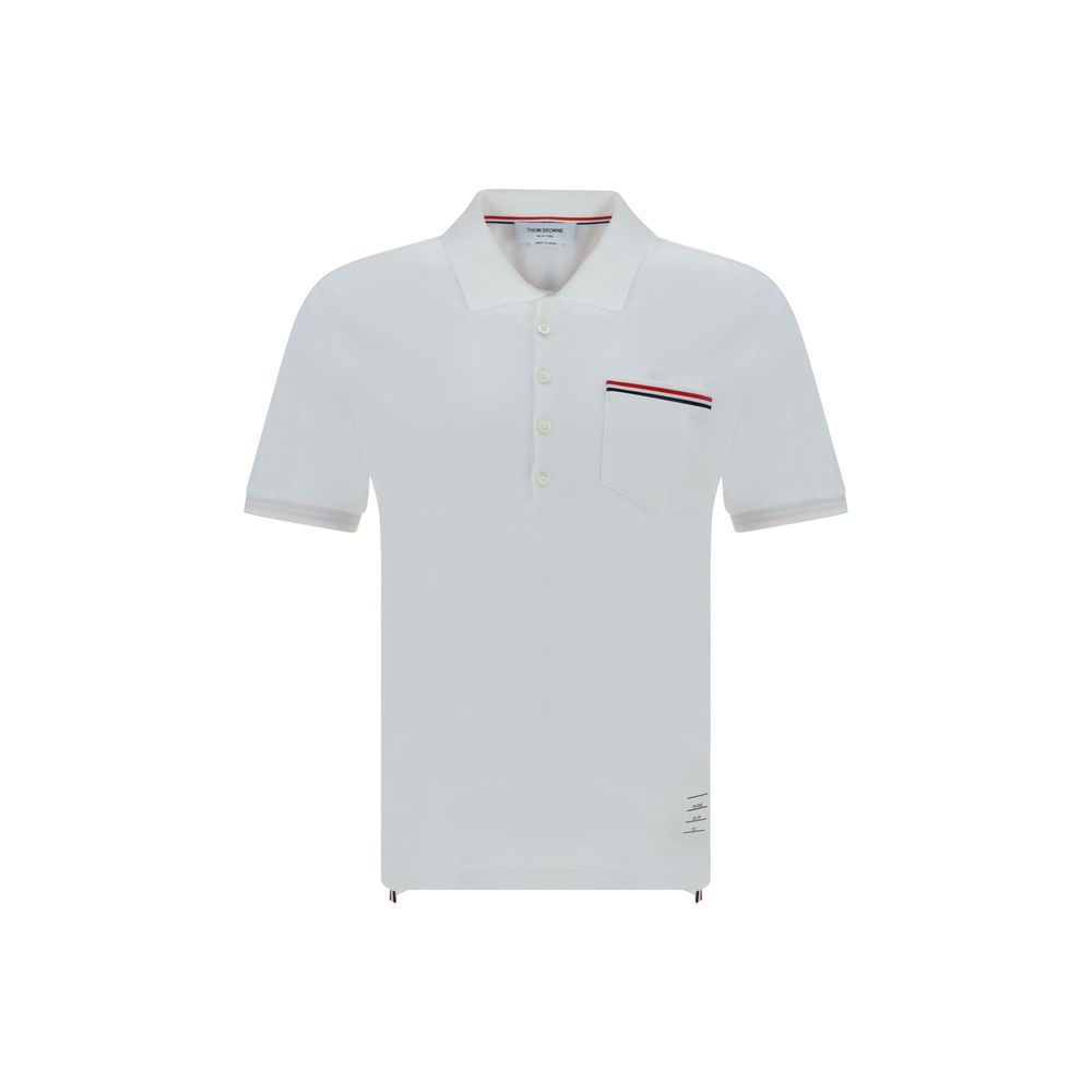 White Cotton Polo Shirt